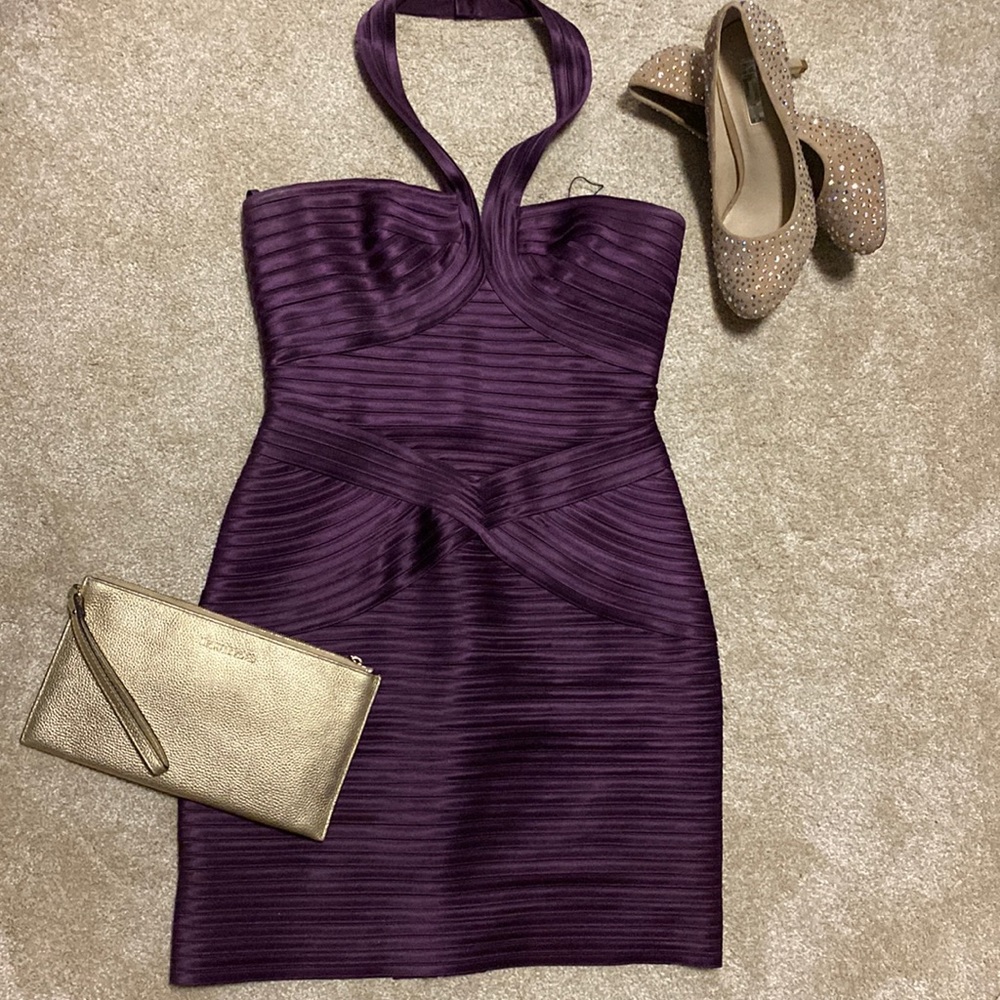 BCBG halter cocktail dress